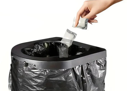 No need to unpack-[Portable | Stool Absorbent] 1/5/10/25/50 pakc Outdoor portable toilet, bagged camping toilet paper, outdoor c