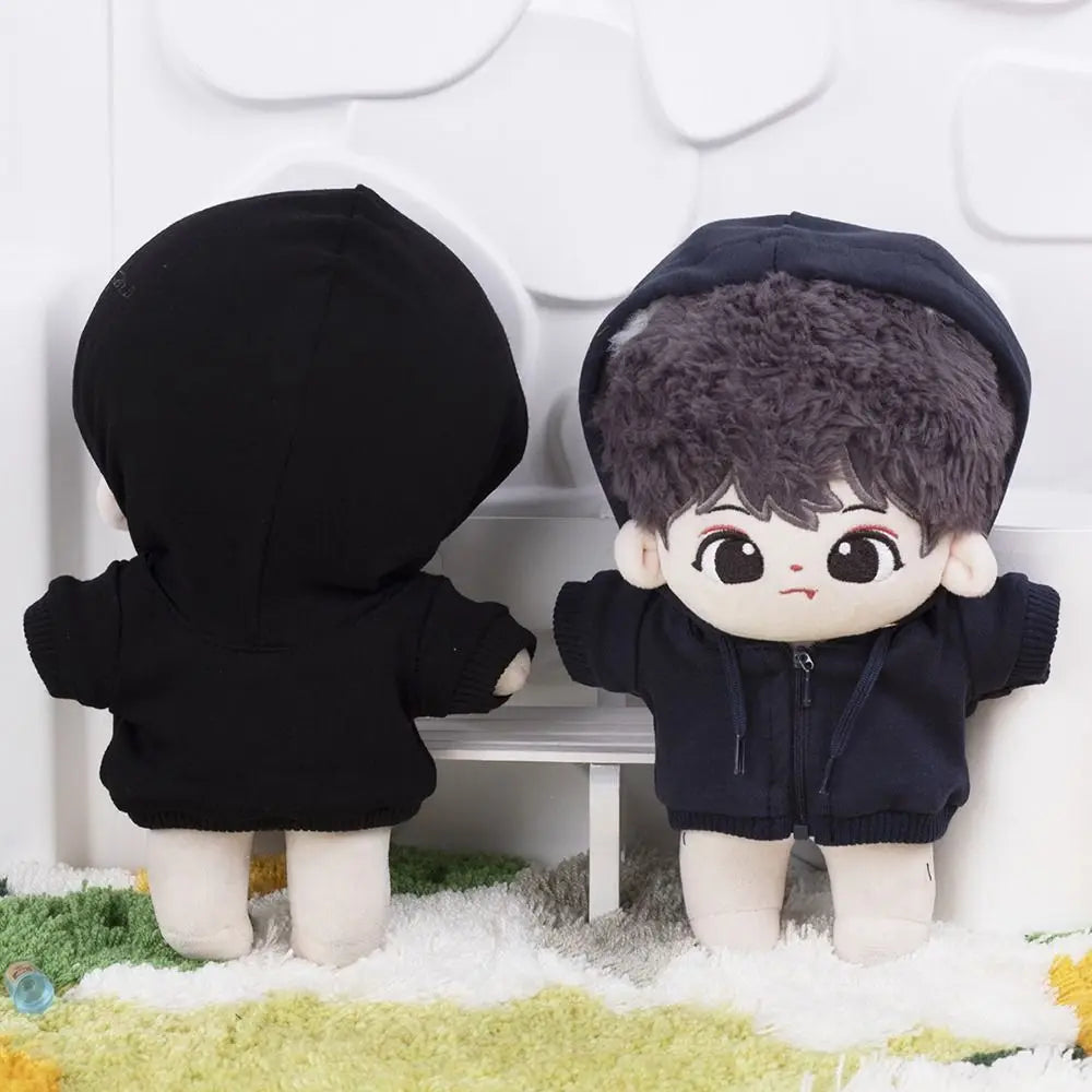 High Quality Fashion Cotton Doll Clothes Multistyles Mini Hoodie Clothes Cute Casual Wears Clothes 20cm Cotton Doll