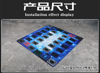 Yu-Gi-Oh! Play Mat Anime Yugioh Double Board Game Duel Plate Rubber Board Table Games Card Mat Mouse Pad Trading Card Game Mat