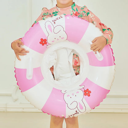 Children's Inflatable Swimming Floating Mat Inflatable Swimming Ring Pool Mat Air Mattresses Lifebelt Swimming Pool Accessories