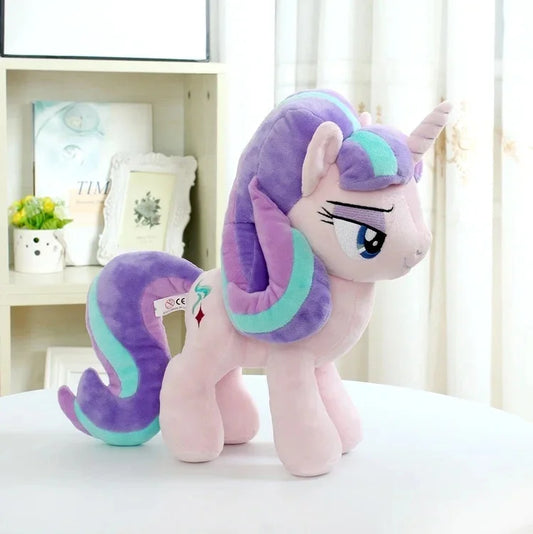 Cartoon Starlight Glimmer Horse Plush Doll Stuffed Toys 25-30CM