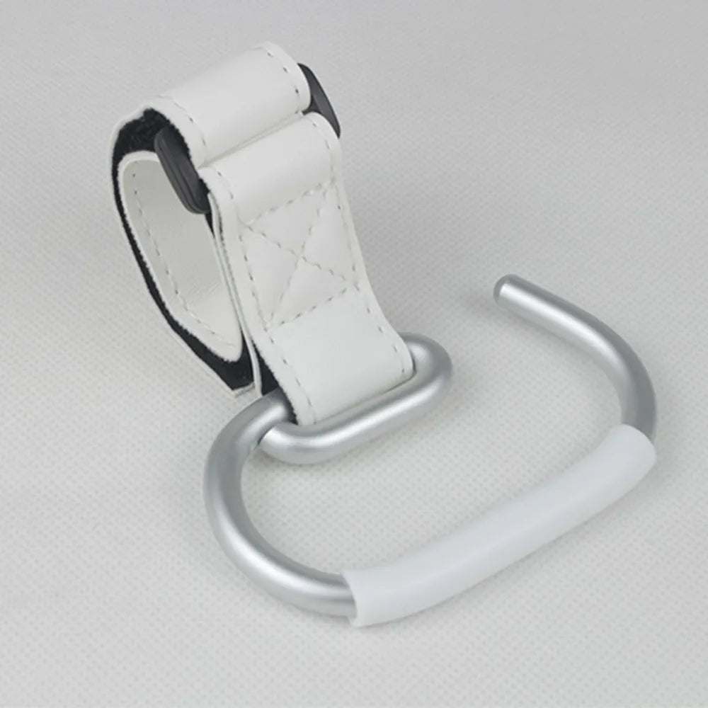 PU Baby Stroller Hooks Solid Color Stroller Accessories Hanging Hook Cartoon Cart Organizer Stroller Accessories Pram