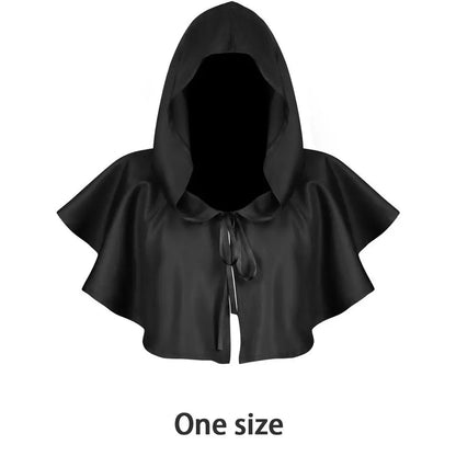 Movie Halloween COS Costume Death Cloak Medieval Hooded Cloak Cosplay Clothing Party Clothes