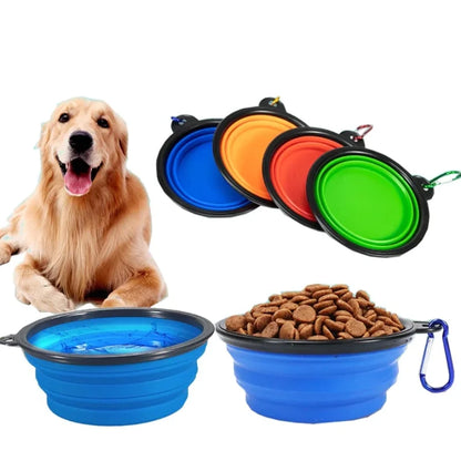 1PC Collapsible Portable Dog Food Bowl, Suitable for Outdoor Drinking Water Travel Supplies Dog Food Bowl