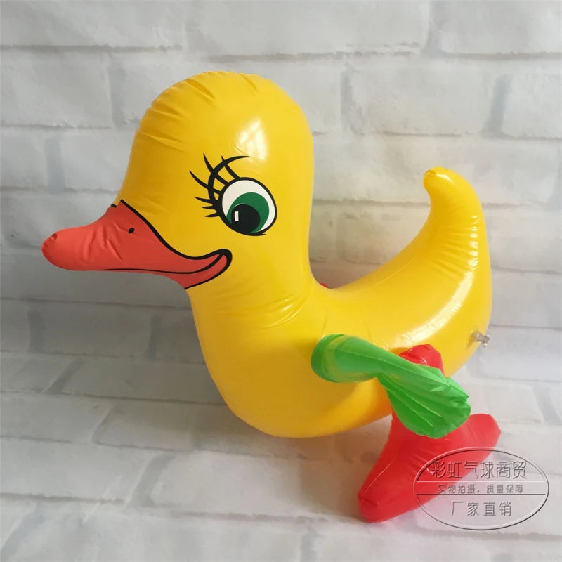 Children's Inflatable Toys Stall Toys PVC Leather Balloon Water Toys Dinosaur Tiger Pig Cat Rabbit 1PC