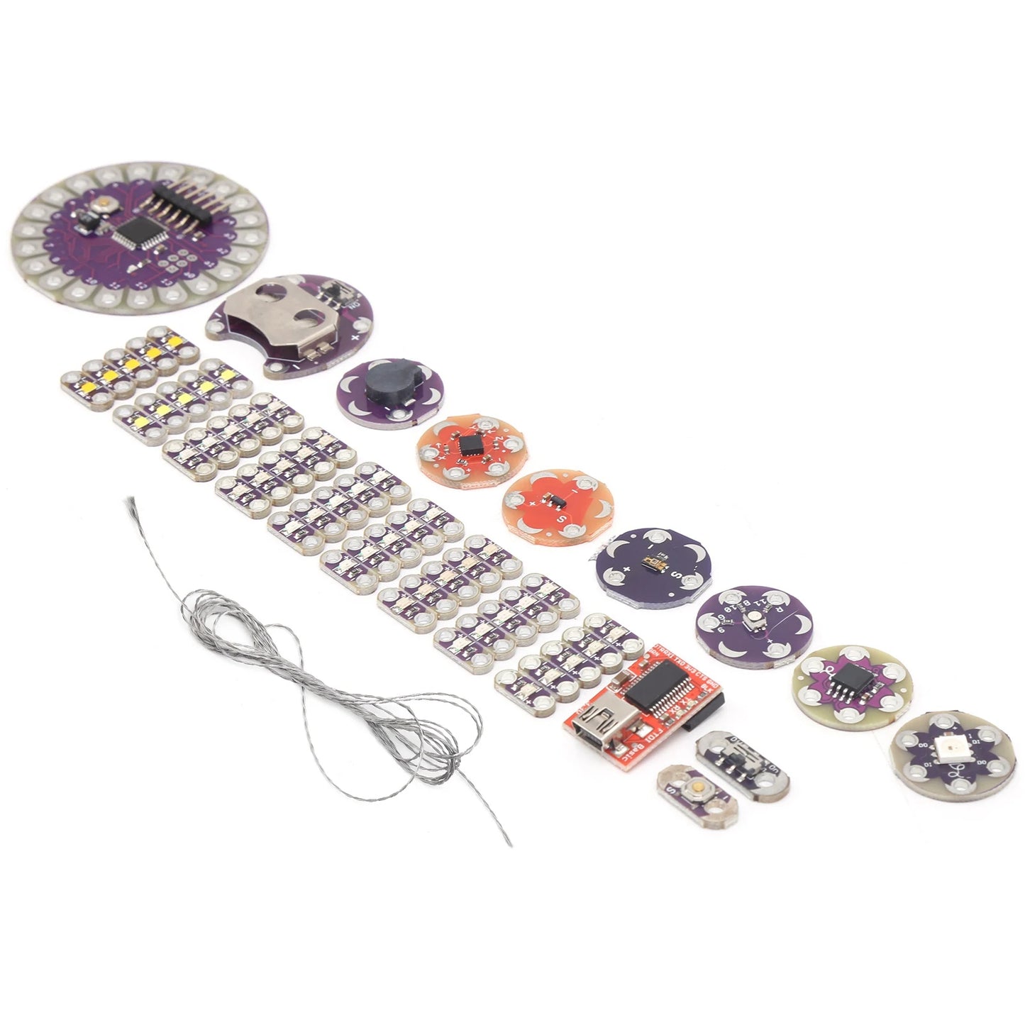 Electronics Starter Kit Conductive Thread Set Development Board Industrial Supplies