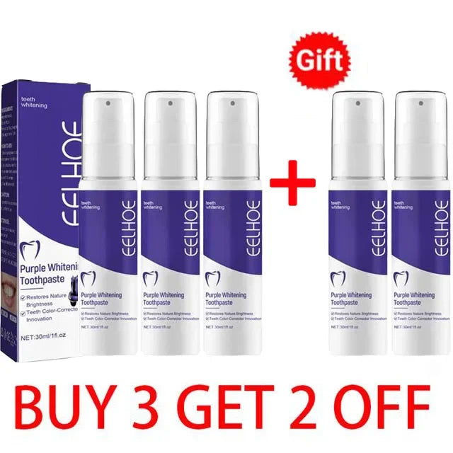 New Teeth Whitening Toothpaste 5D Oral Hygiene Cleaning Teeth Whitening Tool Fresh Breath Teeth Care