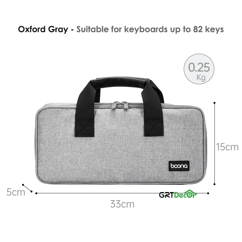 Tech Pouch Organizer for Keyboard Within 82-108 Key Mechanical Keyboard Storage Bag Organizer Travel Tech Pouches Dust Cover