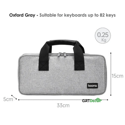 Tech Pouch Organizer for Keyboard Within 82-108 Key Mechanical Keyboard Storage Bag Organizer Travel Tech Pouches Dust Cover