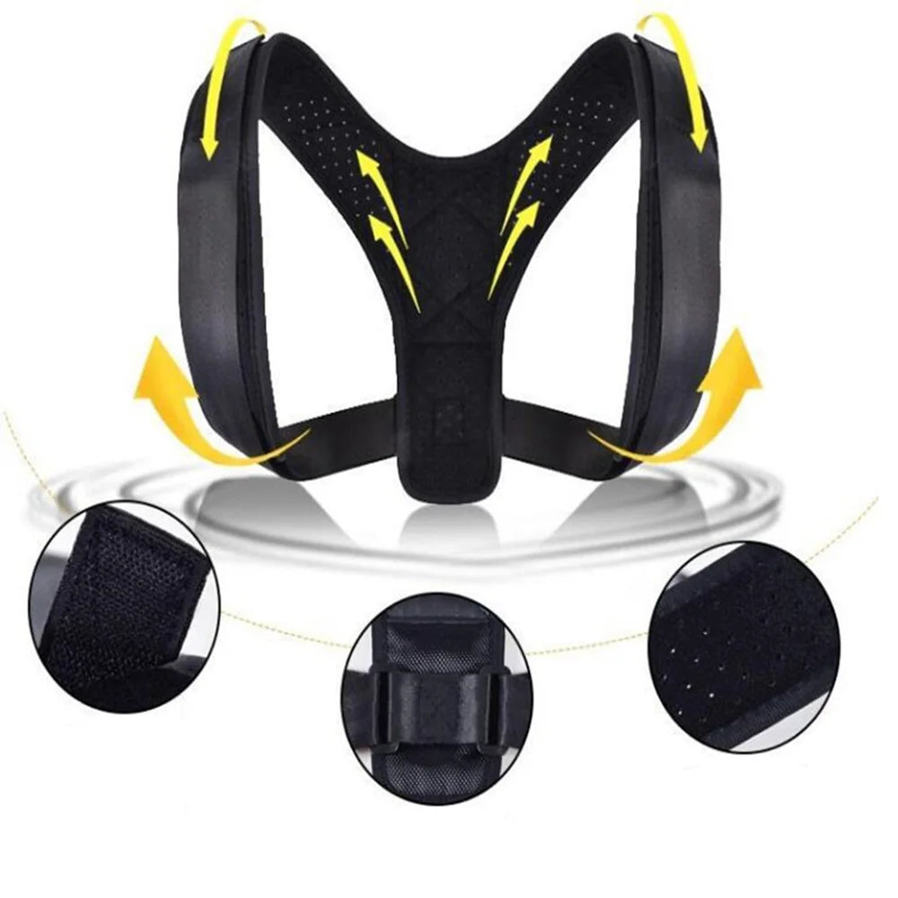 Upper Back Support Posture Band Braces Clavicle As Support Back Straightener Shoulder For Men And Women，Improve Your Posture