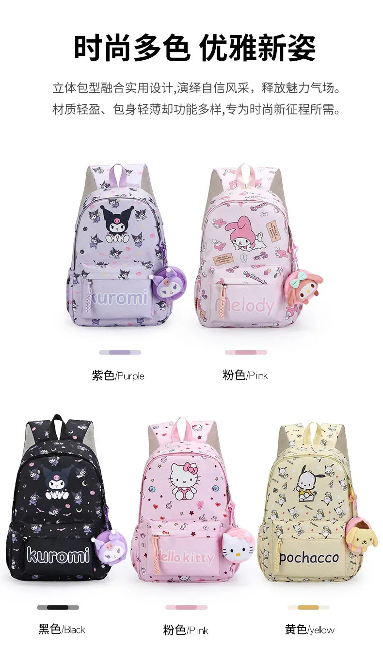 Fashion Student Backpack Cartoon Print Cute Large Capacity Backpack Fashion Student Backpack