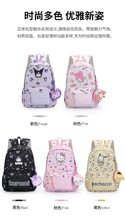 Fashion Student Backpack Cartoon Print Cute Large Capacity Backpack Fashion Student Backpack