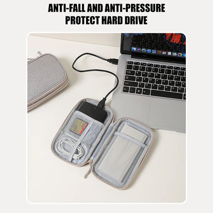 Travel Portable Digital Accessories Storage Bag Organizer of Mobile Phone Bag U Disk Charging Bank Mobile Data Cable Storage Bag