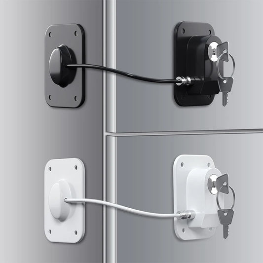 Safety lock Door and window,Fridge Lock,Traceless Adhesive No Drilling,Child Safety Cabinet Locks,for Fridge,Cabinet Locks, Draw