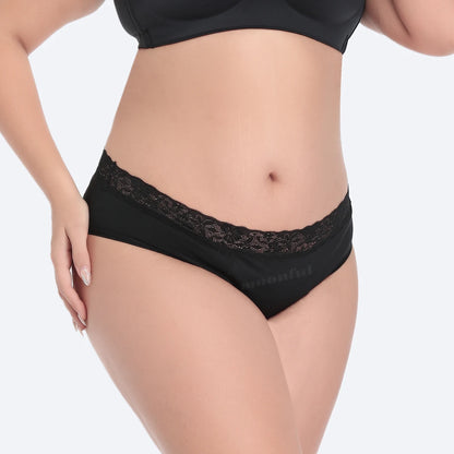 Menstrual Panties Woman Flow Abundant Period Underwear Leak Proof 4 Layer Menstrual Briefs Absorbent Panties for Menstruation
