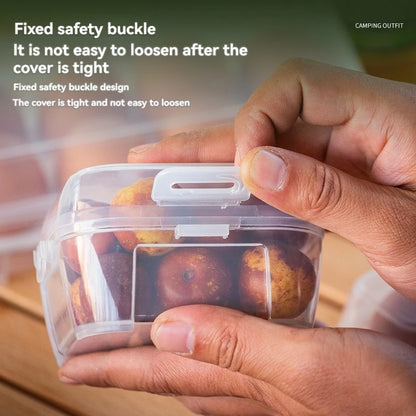 Egg Storage Box With Lid Kitchen Refrigerator Egg Box Egg Drop Rack Egg Storage Box Fridge Egg Organizer 3/4/8 Grid Egg Tray