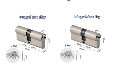 Indoor bedroom doors and windows 60 70 80 mm lock cylinder Smart door locks Electronic lock House door locks
