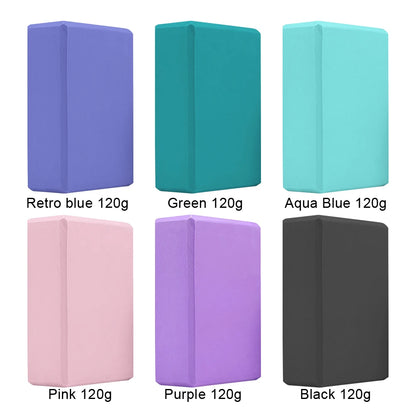 EVA Yoga Block Non-Slip Yoga Building Blocks Moisture-Proof High Density Yoga Blocks Body Shaping Yoga Blocks for Meditation