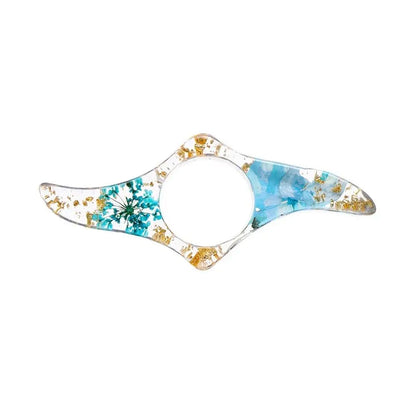 Book Accessories Acrylic Thumb Book Support Dried Flower Spreader Thumb Book Brace Colorful Smooth Book Page Holders Book Lovers