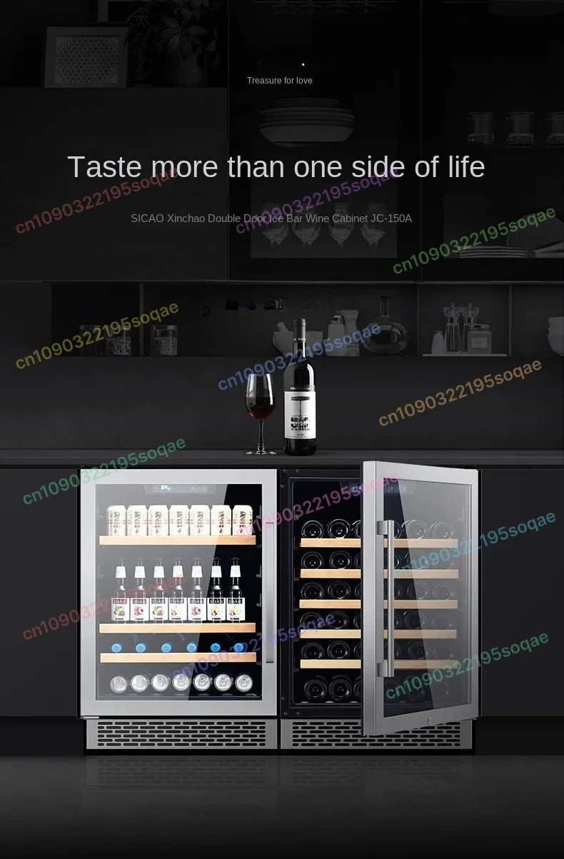 Embedded Wine Cabinet Household Small Refrigerator Constant Temperature Refrigerated Cabinet Drinks Ice Bar
