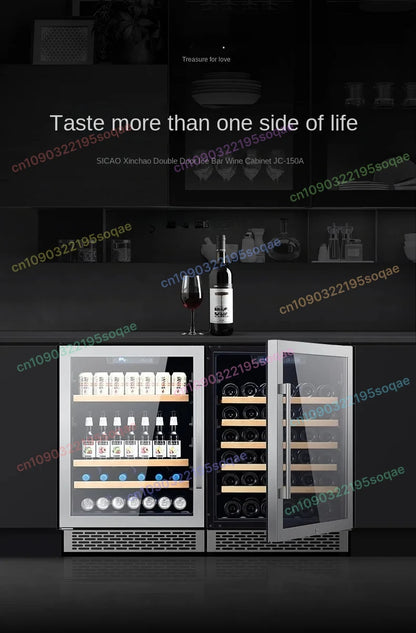 Embedded Wine Cabinet Household Small Refrigerator Constant Temperature Refrigerated Cabinet Drinks Ice Bar
