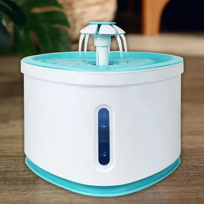 2L pet dog automatic electric USB silent water dispenser Cat heart-shaped fountain water dispenser