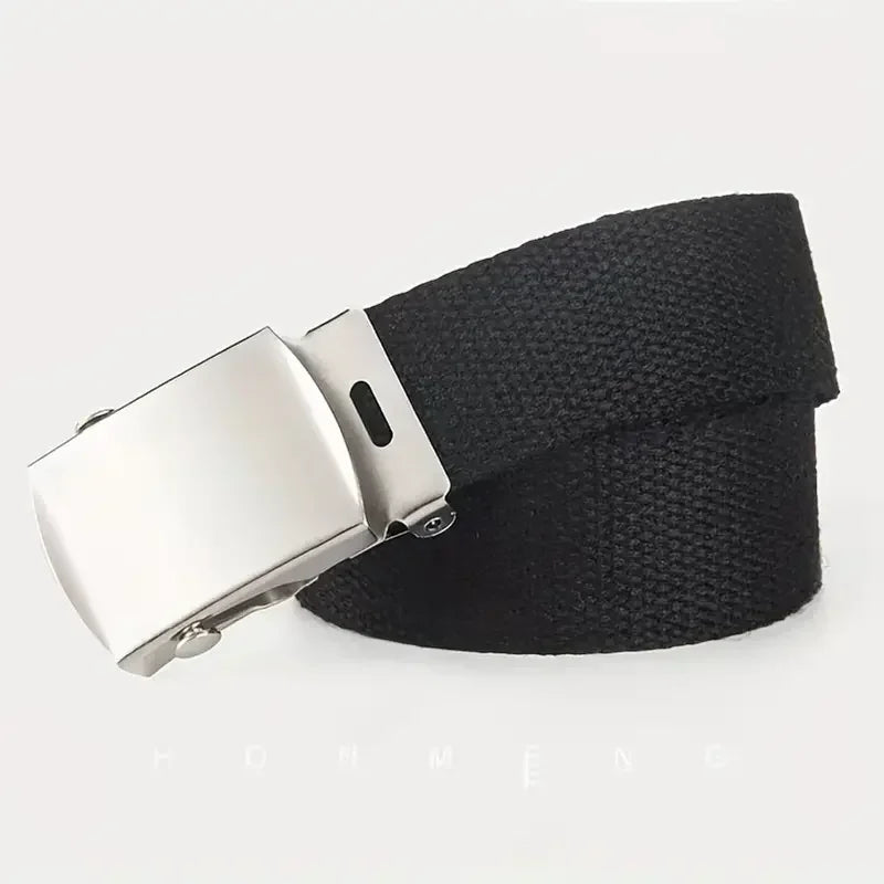 Men Belt Army Outdoor Hunting Tactical Belt Belt Versatile Nylon Canvas Pant Belt Casual Belt for Men for Nylon Male Luxury Belt