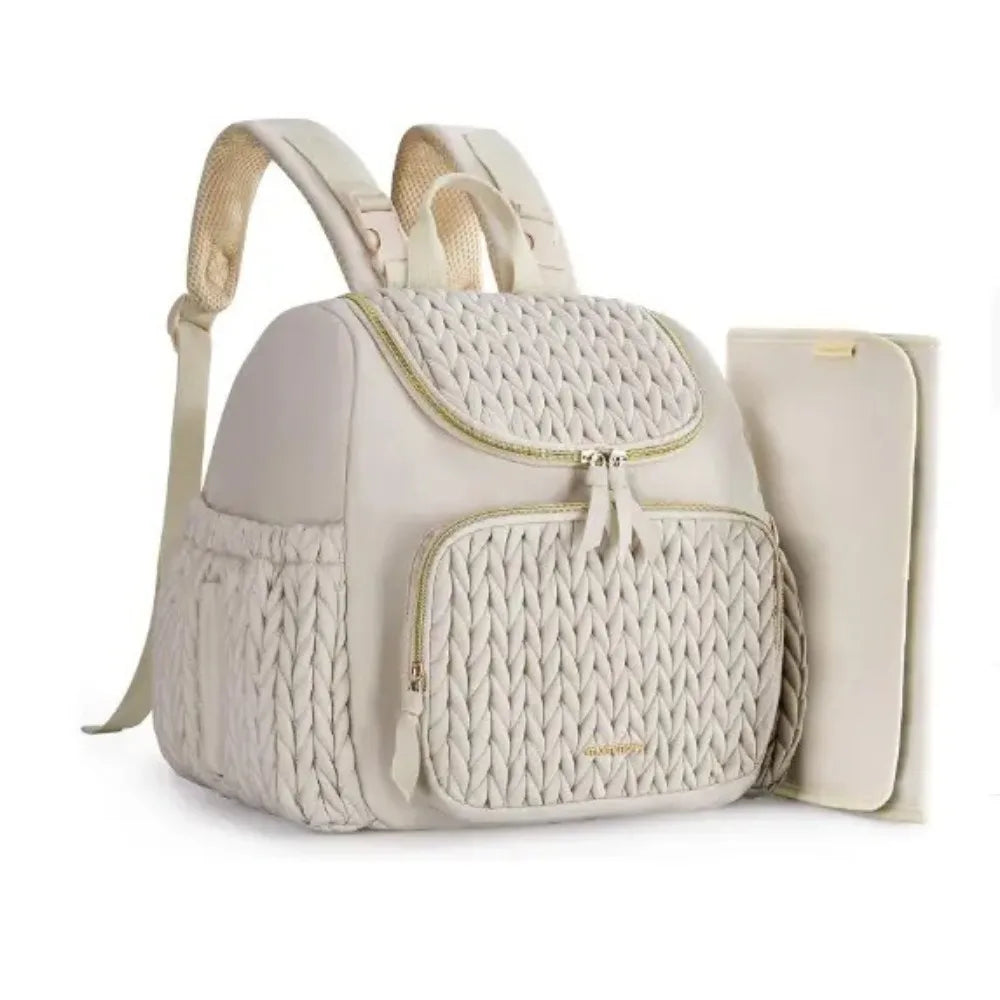 New Large Capacity Mommy Bag Lightweight Fashion Baby Diapers Organizer Diaper Bag Women