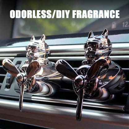 DIY perfume odorless ornaments airplane pilot bulldog car air fresheners decorations accessories aroma vent fragrance diffuser