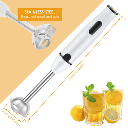 Immersion Blender Household Handheld Immersion Blender Multifunctional Electric Stick Blender for Soup Smoothie Sauce Juice