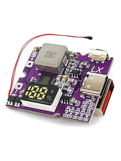 22.5W Power Bank Bidirectional Fast Charging Mobile Power Module Circuit Board With Digital/Light Type-C USB Suppor PD/QC3.0 2.0