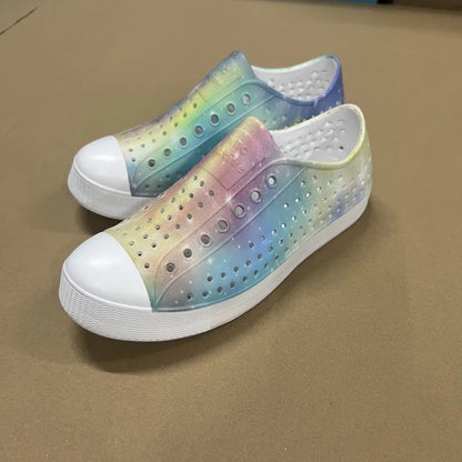 Kid Boy Girl Garden Cave Shoe Child Sandal Women Garden Sandals Graffiti Diy Casual Outdoor EVA Beach Summer Sandal Holey Shoes