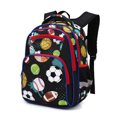 School Bags for Kids Backpack for Boys Elementary Kindergarten Preschool School Bag 14 inch Multifunctional Cute Large Capacity