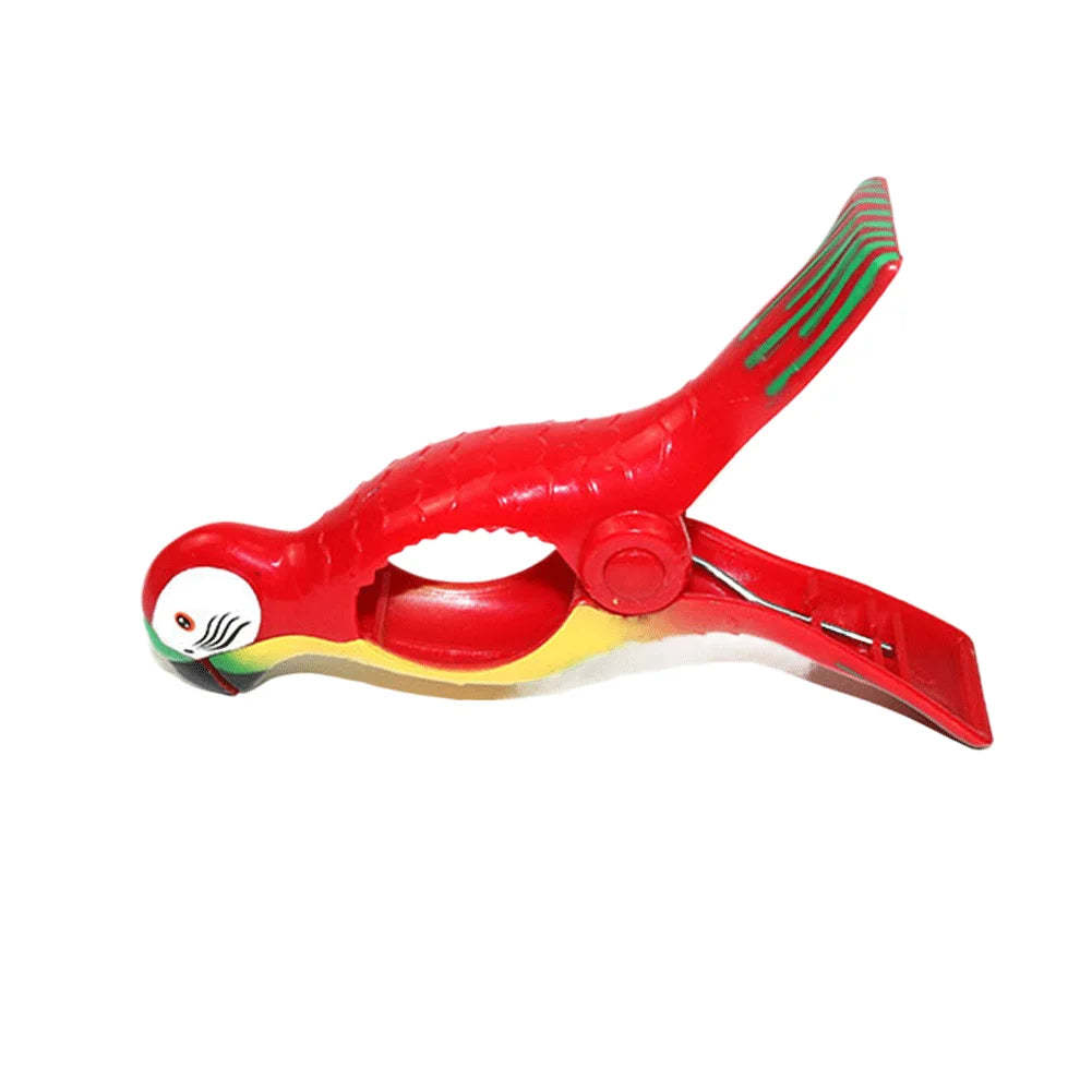 1/2PCS Cute Plastic Beach Towels Clips Large Drying Rack Retaining Clip Windproof Clothes Pegs Pins Animal Decorative Clothespin