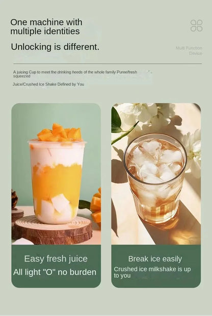 Portable Blender USB Rechargeable Personal Size Blender Juicer Machines Cup For Smoothies And Shakes Mini Fruit Mixer Cup