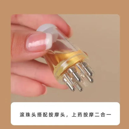 6ml Scalp Applicator Mini Head Massager Roller Ball Brush Hair Growth Essential Oil Medicine Liquid Applicator Massage Comb