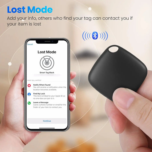 Real-Time Tracking AirTag Smart Alert Bluetooth Tracker PetTracker Anti-Lost Device Compatible Kids Safety Smart Gadget