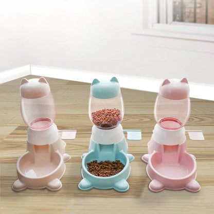 Pet Automatic Feeder Dog Cat Bowl For Small And Medium Pet's Water Feeder Feeding Large Capacity Dispenser