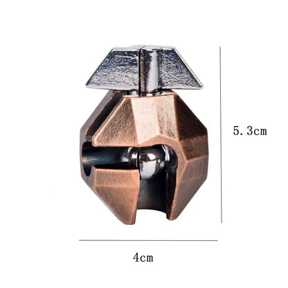 Lock Puzzles For Adults Kids Classic IQ Metal Teasers Unlock Układanka Logiczna Juguetes Y Aficiones cast puzzle