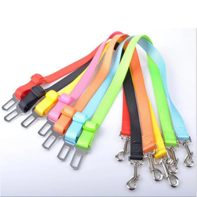 Car Seat Belt Buckle Pet Seat Adjustable Pet Cat Dog Pet Supplies Vehicle Dog Harness Pet Leash Car Safety Buckle Accessories