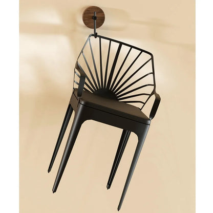 No Drilling Walnut Hanging Hanger Robe Hook Coat Storage Rack Adhesive Wall Hooks Key Decoration Hook Practical Wood Hook