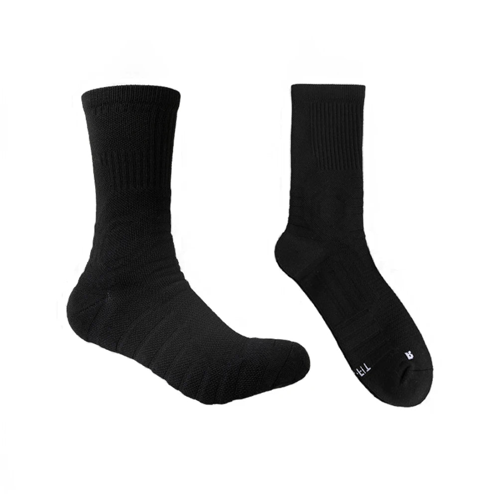 Basketball socks, long tube, thickened towel bottom, elite socks, high top protection, anti slip and shock-absorbing sports high