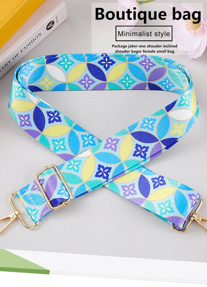 Fashionable And Minimalist Shoulder Strap Print Adjustable Bag Strap Luggage Replaceable Travel Accessories