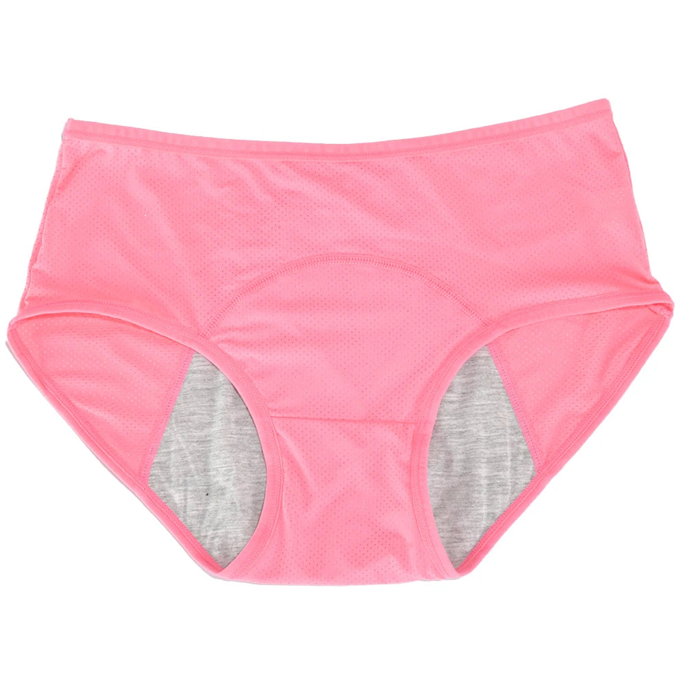 2pcs Woman Menstrual Panties Women's menstrual underwear leak proof and mid waist size M-8XL menstrual Female hygiene pants