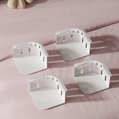 4-Pack Invisible Bed Bed Sheets Set Holder Multi-Functional Fixed Clip Safe Needleless Bed Bed Sheets Anti-Shift Invisible Buckle Four-Corner Holder, Bed Sheets Fastener Bracket