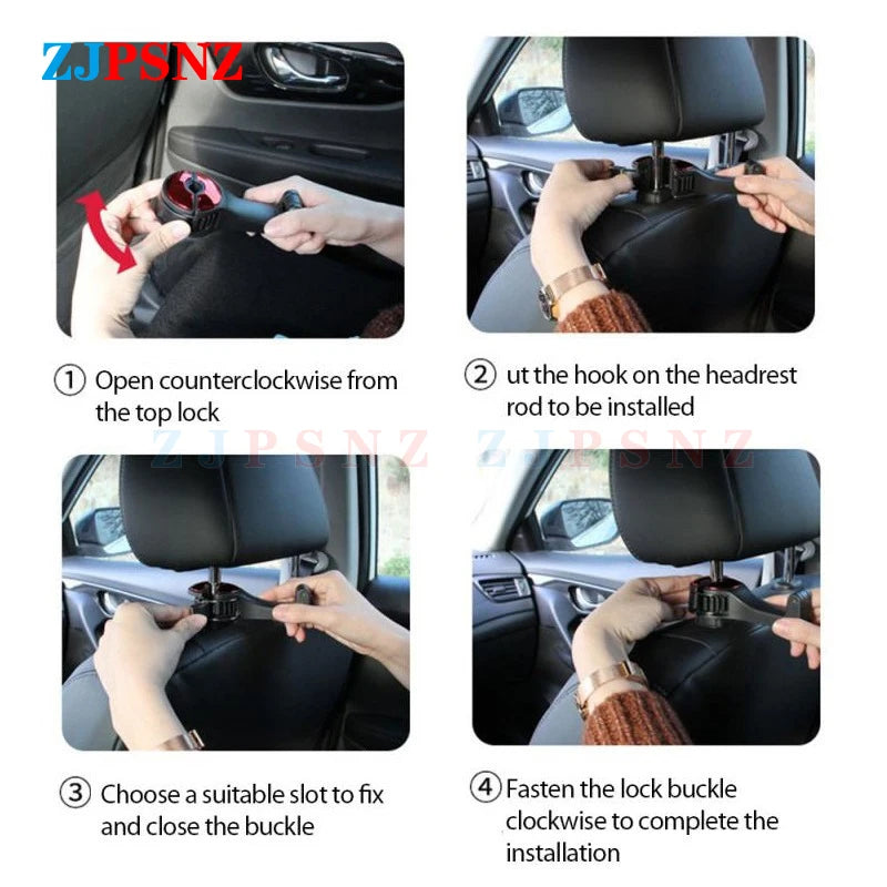 Car Seat Hooks Seat Back Hanger Hook Phone Car Holder Car Auto Headrest Hooks For Purse Car Auto Seat Hooks Storage Seat Hooks