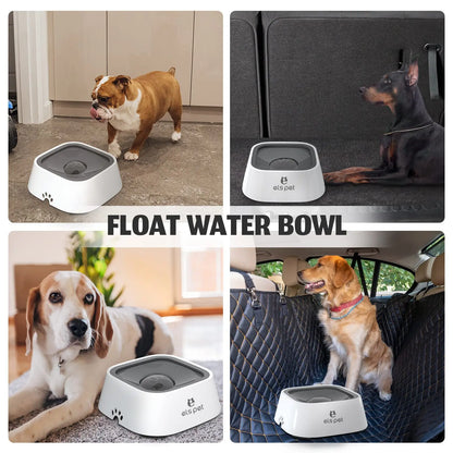 Dog Bowl No Spill, Pet Water Bowl No Drip Slow Water Feeder Cat Bowl, Pet Water Dispenser,Large Capacity Travel Water Bowl