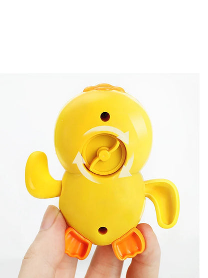 Baby bath toys for children water play small yellow duck swimming baby kids play with water duckling small turtle boys and girls