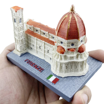 Florence Cathedral Italy Resin Handicraft Souvenirs Desktop Ornament Indoor Table Buildings Home Decoration Collection Gift