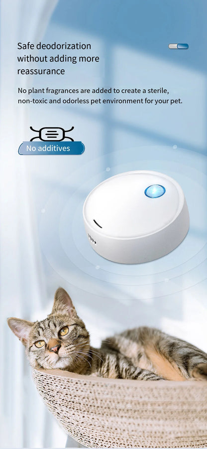 Smart Cat Odor Purifier For Cat Litter Box Deodorizer Pet Toilet Air Purifier Dog Cat Litter Deodorant gatos cats products